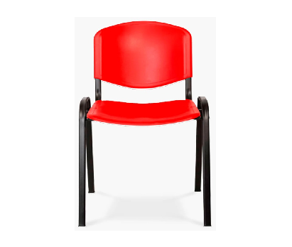 Catálogo silla oficina visita iso pp rojo